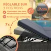 CASARIA® Lettino Prendisole 2 Persone in Polyrattan Anteprima dell’immagine prodotto 5