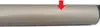 A close-up, side view of a cylindrical product, likely a hair styling tool, against a white background. A red arrow points to some minor scratches on the surface. Produktbild-Vorschau