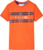 Kinder-T-Shirt Dunkelorange 128 Produktbild-Vorschau 1