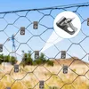 Zaundrahtklemmen 100 Stück Drahtzaun Clips Edelstahl Produktbild-Vorschau 6