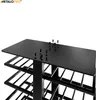 MetaloPro Weinregal Corse – Schwarzes Metall-Flaschenregal Produktbild-Vorschau 9