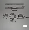 Briloner Jeft 3er Set LED Einbaustrahler 230V, Flach, 9 cm Produktbild-Vorschau 4