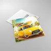 Bilder auf glas - Auto Strand Reise Sommer - 70x70cm - Produktbild-Vorschau 2