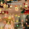 Weihnachtsbeleuchtung, 2 Meter, 10 LEDs, Weihnachtsmann mit Produktbild-Vorschau 4