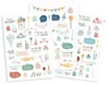 Brunnen Fröhliches Geburtstag Sticker-Set A5, über 200 Produktbild-Vorschau 2
