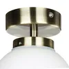 Badezimmerlampe Decke Kugel Schirm in Messing Weiß E14 Produktbild-Vorschau 4