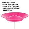 Diabolo jonglierteller mit stab kinder– 23 cm UV reaktiver Produktbild-Vorschau 2