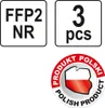Yato YT-7492 Yato Staubmaske 3 St. Flachfalz FFP2 Produktbild-Vorschau 4