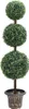 vidaXL Kunstplant, buxus, met pot, bolvormig, groen, 118 cm Productafbeelding-voorbeeld 5