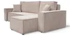 VENASI Ecksofa mit Schlaffunktion Hugo L, Beige Cordstoff Produktbild-Vorschau 8