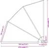 vidaXL Schermatura per balcone 210 x 210 cm in poliestere, Anteprima dell’immagine prodotto 8