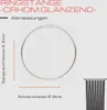 ALU RINGSTANGE Chrom glönzend RUND Ø 80 cm Produktbild-Vorschau 2