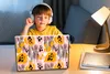 MuchoWow® Laptop Aufkleber Sticker Cover Orange - Rosa - Produktbild-Vorschau 3