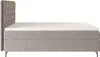 Gepolstertes Boxspringbett 100x200 ADRIA 2 - hellgrau Produktbild-Vorschau 6
