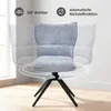 Duhome Esszimmerstuhl aus Chenille 360° Drehbar Stuhl mit Produktbild-Vorschau 4