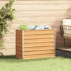 vidaXL Hochbeet Hellbraun 100 x 40 x 77 cm Verzinkter Stahl Produktbild-Vorschau 2