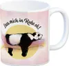 Panda auf einem Ast Kaffeebecher Lass mich in Ruhe ok! in Produktbild-Vorschau 1