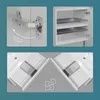 Waschbecken mit Unterschrank Badmöbel MDF 80 Gäste WC Produktbild-Vorschau 4