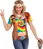 Fotorealistisches T-Shirt als Hippie Frau Gr. S - XL - Produktbild-Vorschau 3