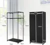 GOPLUS Kleiderschrank Stoff, Stoffschrank mit Produktbild-Vorschau 5