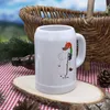 Mr. & Mrs. Panda Bierkrug Einhorn Junge - Weiß - Geschenk, Produktbild-Vorschau 3