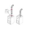 Komin Harvia Do pieca opalanego drewnem, Ø 115 mm, 500 mm – Podgląd zdjęcia produktu 2