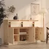 vidaXL Credenza 110x34x75 cm in legno di pino massiccio Anteprima dell’immagine prodotto 5