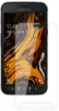 A screen protector is shown placed over a Samsung Galaxy Xcover 4S smartphone. Podgląd zdjęcia produktu