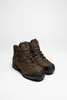 A pair of brown hiking boots on a white background. Anteprima dell’immagine prodotto