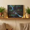WordClock Jupiter Dark Forest - elegante Wortuhr in Deutsch Produktbild-Vorschau 11