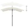 vidaXL Sonnenschirm mit Mast 200x130 cm Sandfarbe Produktbild-Vorschau 2
