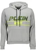 Herren Grauer Kapuzenpullover mit Druck & Kontrastdetails Produktbild-Vorschau 1