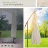 Parasol 350 cm avec housse de protection - beige Voir les images du produit 5
