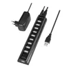 LogiLink USB 2.0 Hub mit Netzteil 10-Port schwarz Produktbild-Vorschau 16