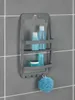 WENKO Bagno Mensola Appesa Stoccaggio Doccia WC 2 ripiani Anteprima dell’immagine prodotto 7