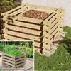 Holz-Komposter 100x100x70 cm aus Kiefernholz, KDI, Produktbild-Vorschau 2