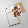 Gerahmtes Poster - Rahmen in heller Eiche - Haare Frau Produktbild-Vorschau 4