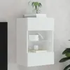 Pensile TV con luci LED bianco 40x30x60,5 cm Anteprima dell’immagine prodotto 2