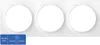Fibaro FG-WX-PP-0004 Fibaro Triple Cover Plate Weiß Náhled obrázku produktu 5