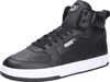 A black Puma high-top sneaker with a white sole. Podgląd zdjęcia produktu