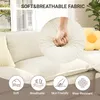 Divano ad angolo BEALIFE 240x76x91 cm con pouf | Divano a 3 Anteprima dell’immagine prodotto 8