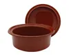 Ton-Cocotte mit Deckel - 4,5 Liter– Glasierter Schmortopf Produktbild-Vorschau 3