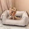 4L Textil HUGO Orthopädisches Hundebett aus Cord Produktbild-Vorschau 3