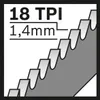 Säbelsägeblatt S 1122 EF, Flexible for Metal, 25er-Pack Produktbild-Vorschau 1