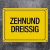 40. Geburtstag Metallschild mit Spruch: Zehnunddreißig Produktbild-Vorschau 2