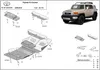 Oceľový ochranný kryt pre motor Toyota Fj Cruiser Náhľad obrázku produktu 3