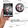 Adesivo cromato Alfa Romeo Ufficiale 1 logo e 1 scritta, Anteprima dell’immagine prodotto 3