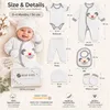 Blue Eyes Baby Geschenk Set 6-teilig, 100% Baumwolle, , Produktbild-Vorschau 6