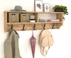 Wandgarderobe Åstorp 120 x 22 x 37 cm Kleiderhaken mit zwei Produktbild-Vorschau 1