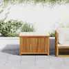 vidaXL Outdoor-Kissenbox 90x50x60,5 cm Massivholz Akazie Produktbild-Vorschau 3